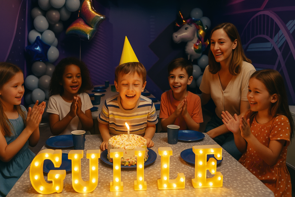 Celebra cumpleaños únicos en World Jump Madrid Fiesta infantil en parque de bolas con decoración y animación